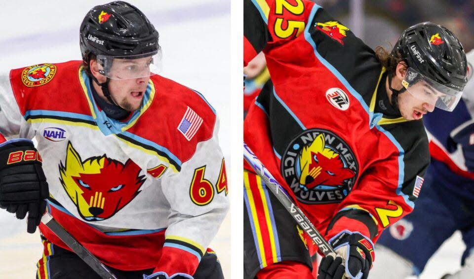 Albuquerque natives, Ice Wolves standouts Hubbard, Wenner make NCAA commitments — Arizona Rubber