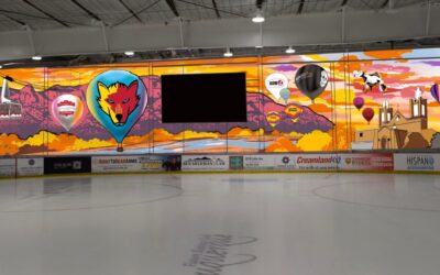“SPIRIT OF NEW MEXICO” HAND PAINTED MURAL CELEBRATING ICONIC NEW MEXICO CULTURE TO BE CENTERPIECE AT OUTPOST ICE ARENA